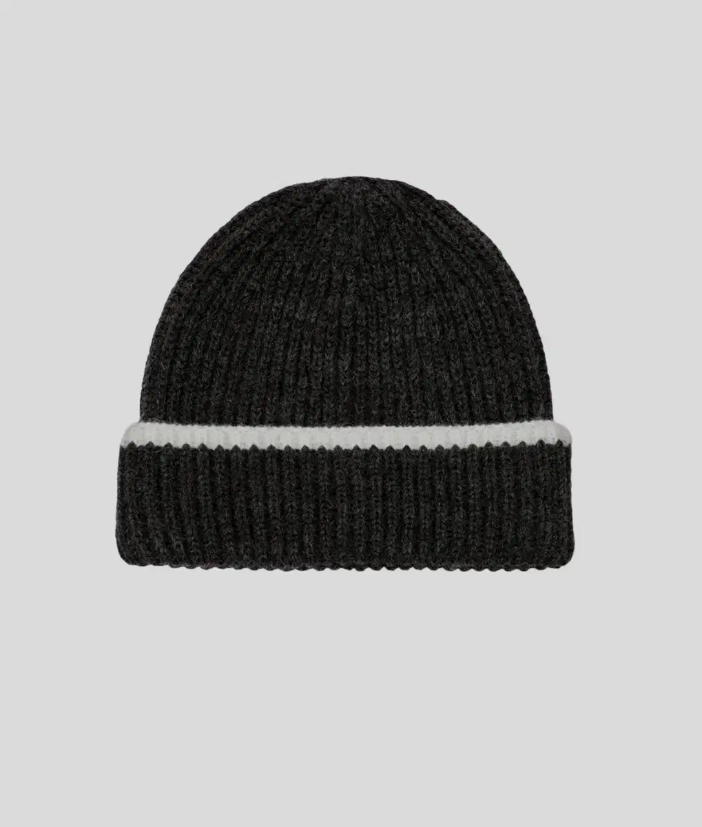 마리떼 비니 KNIT SHORT BEANIE charcoal