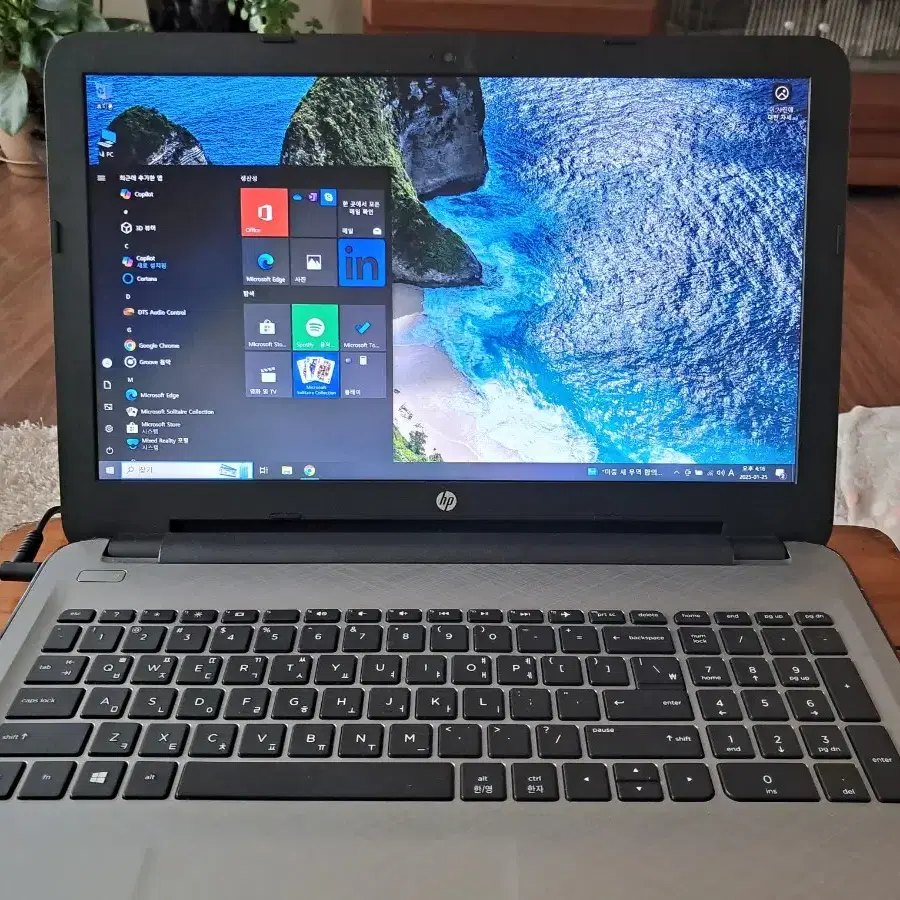 HP 15.6" 노트북 4GB, SSD128GB, WINDOW10