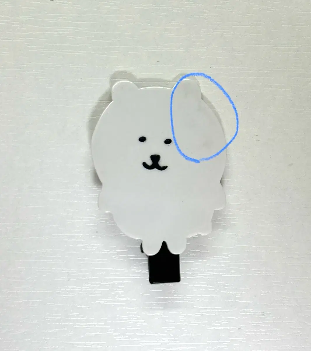 농담곰 머리핀 헤어핀먼작귀우사기하치와레나눔인형굿즈