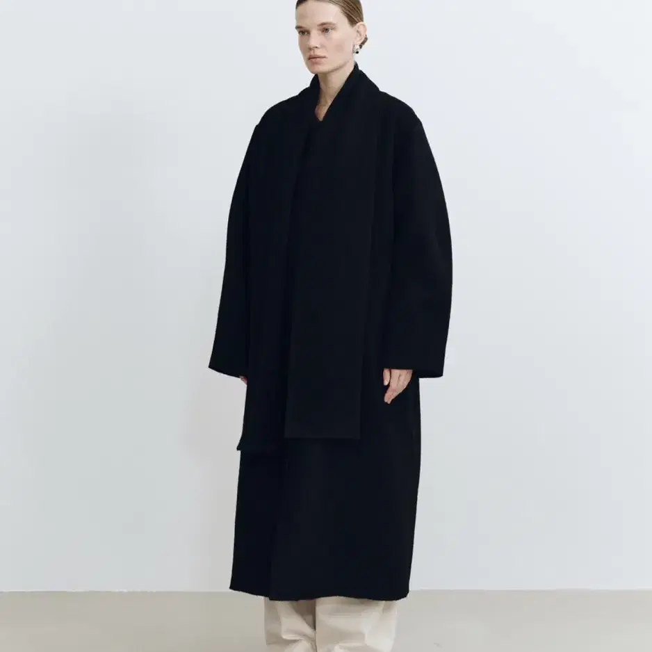 [구함] 에토스 숄 롱 코트 SHAWL LONG COAT ethos