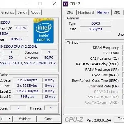 HP 파빌리온 15T-AB000(i5 5200U) 사무/유튜브 시청용