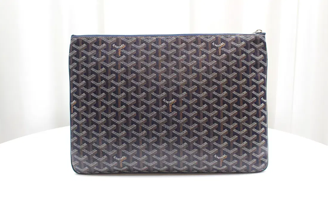 [Used Luxury Goods Daol] Goyard PVC Senna MGM Navy Clutch