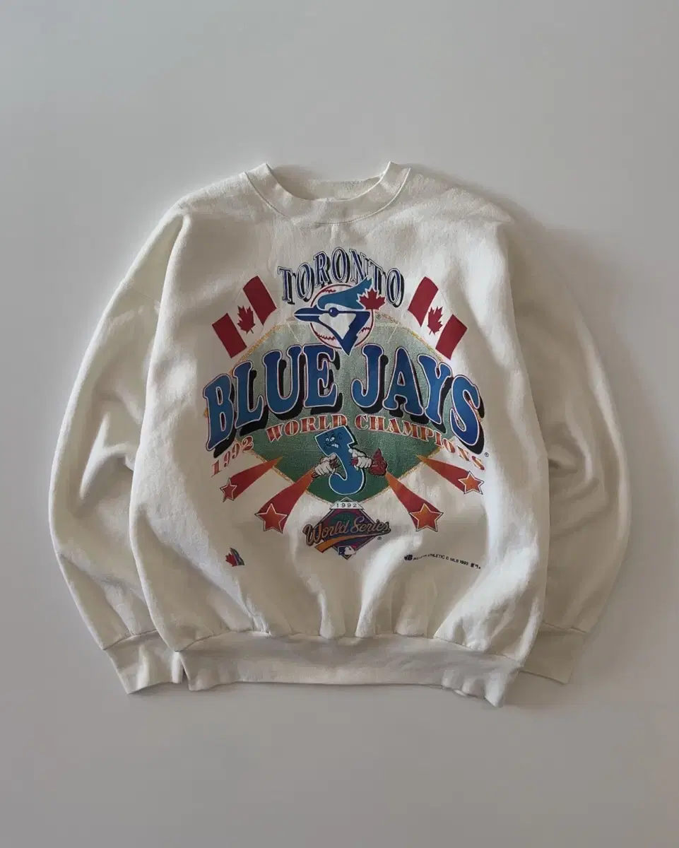 1992 blue jays 50/50 빈티지 프린팅 스웻셔츠 XL