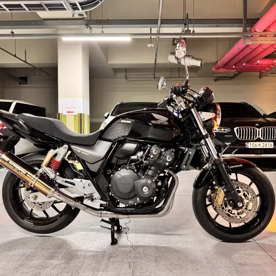 CB400 REVO 14년식 머플러 구변완료