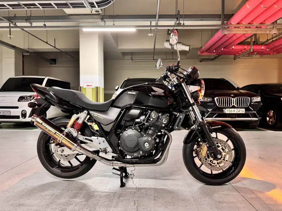 CB400 REVO 14년식 머플러 구변완료