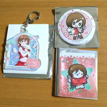 하츠네 미쿠 시로탄 MEIKO 아크릴 키링 캔배지 클리어 카드