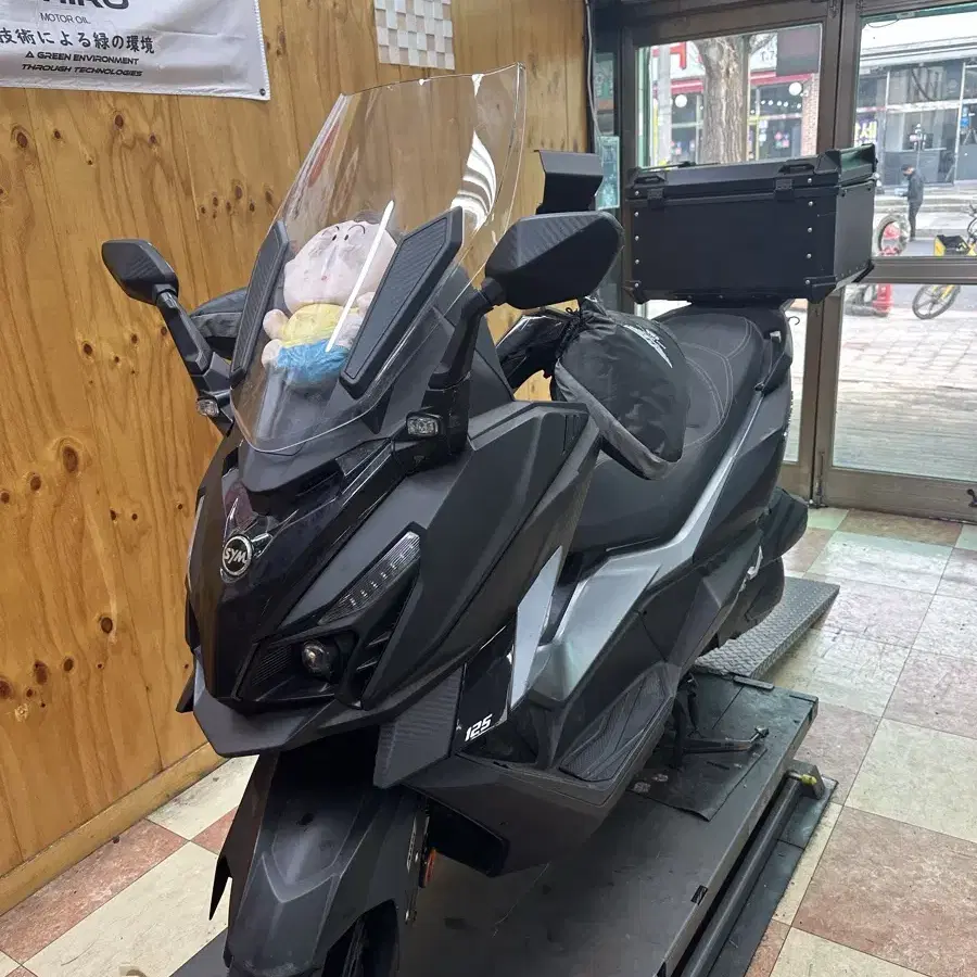 SYM 23년식 크루심알파 ABS 125cc 빅스쿠터 오토바이 판매합니다