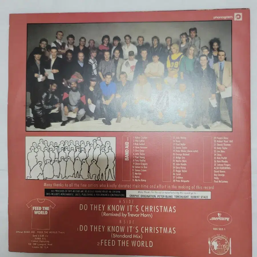 BAND AID LP 일본반