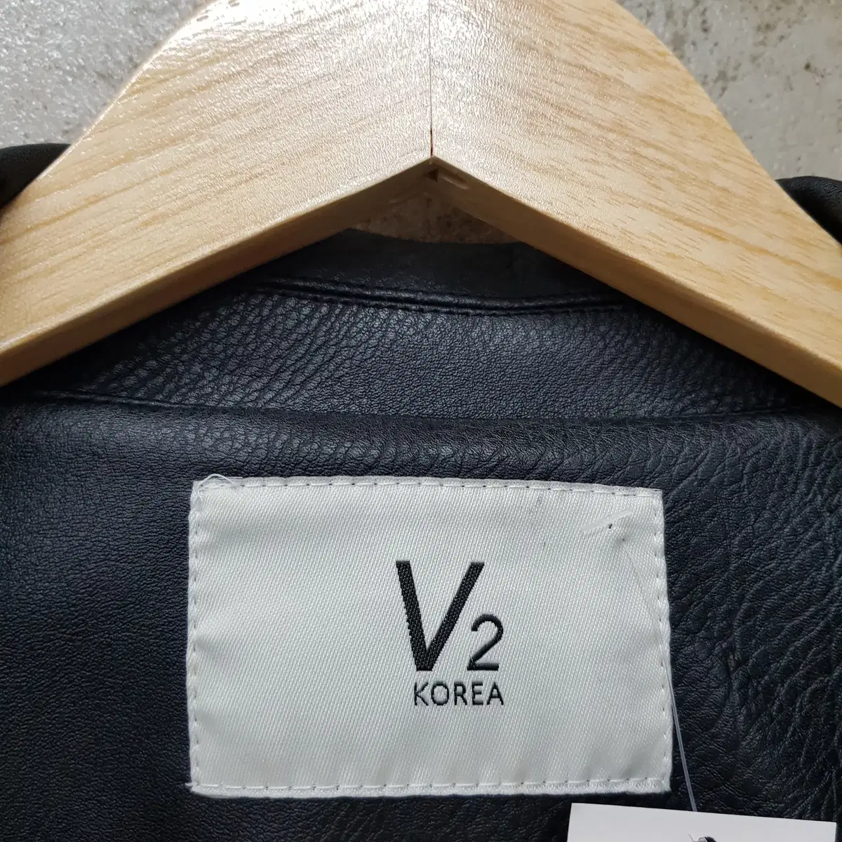 V2 레더 라이더 자켓 F