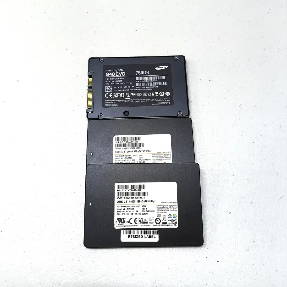 (판매완료) 840 750GB SSD SM863 700GB 중고SSD