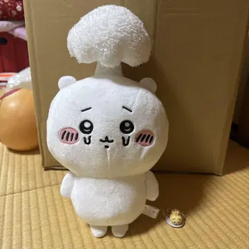 치이카와 (먼작귀) 봉제 인형과 쿠라스시 토끼 키링 세트