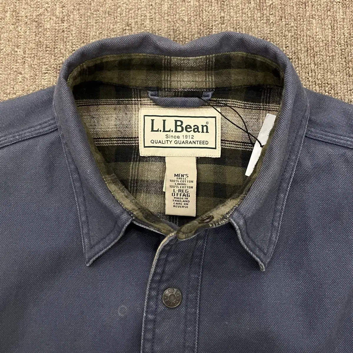 (L) L.L.Bean 엘엘빈 빈티지 플란넬 셔츠 자켓