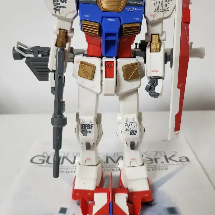 반다이  MG RX-78-2 버카 가조립 팝니다.