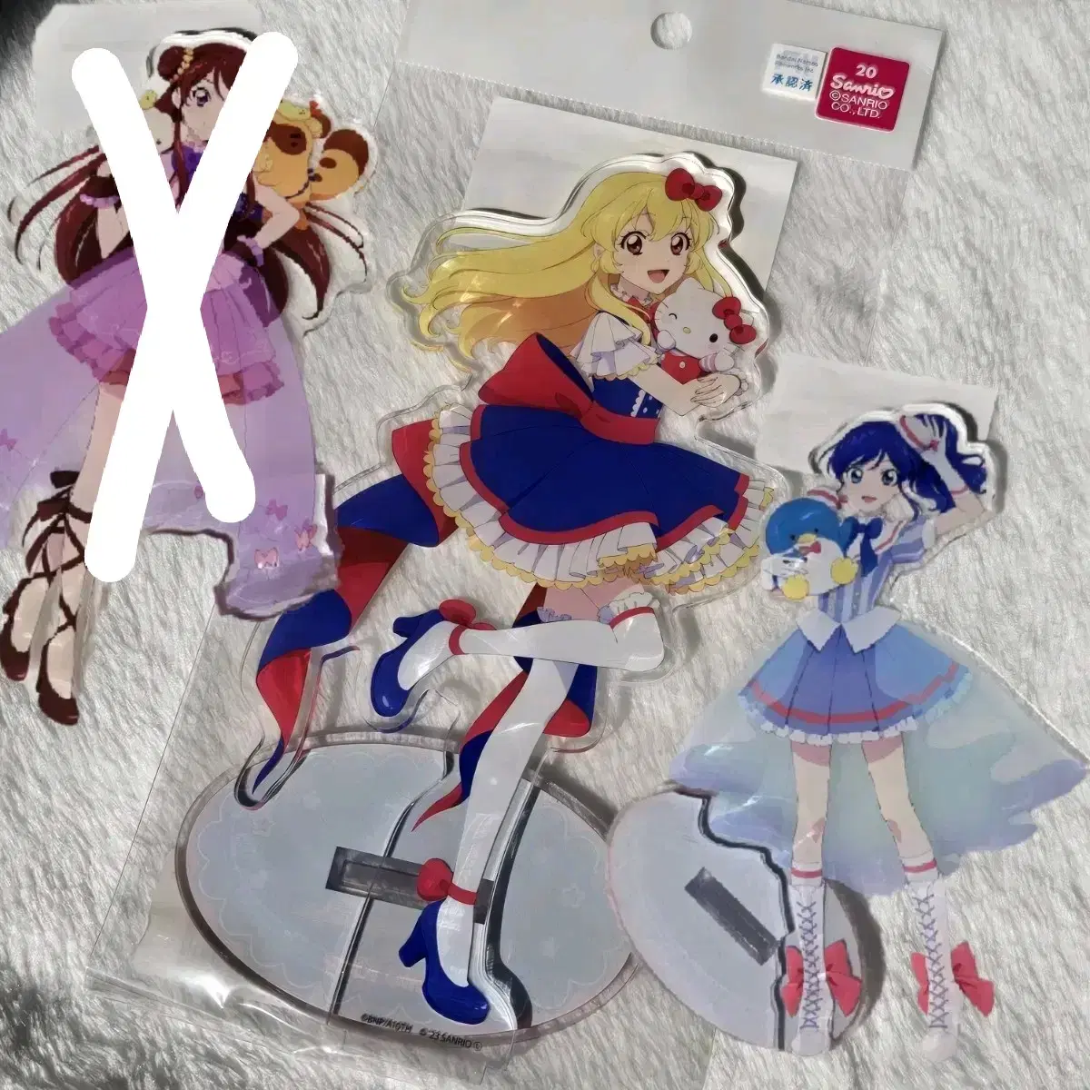 Aikatsu Ichigo Aoi Ran Sanrio acrylic stand sealed i.m.star