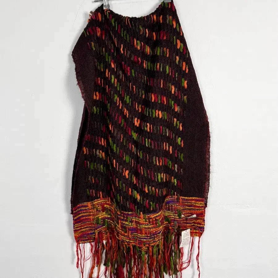 Vintage Ethnic Fringe Scarf