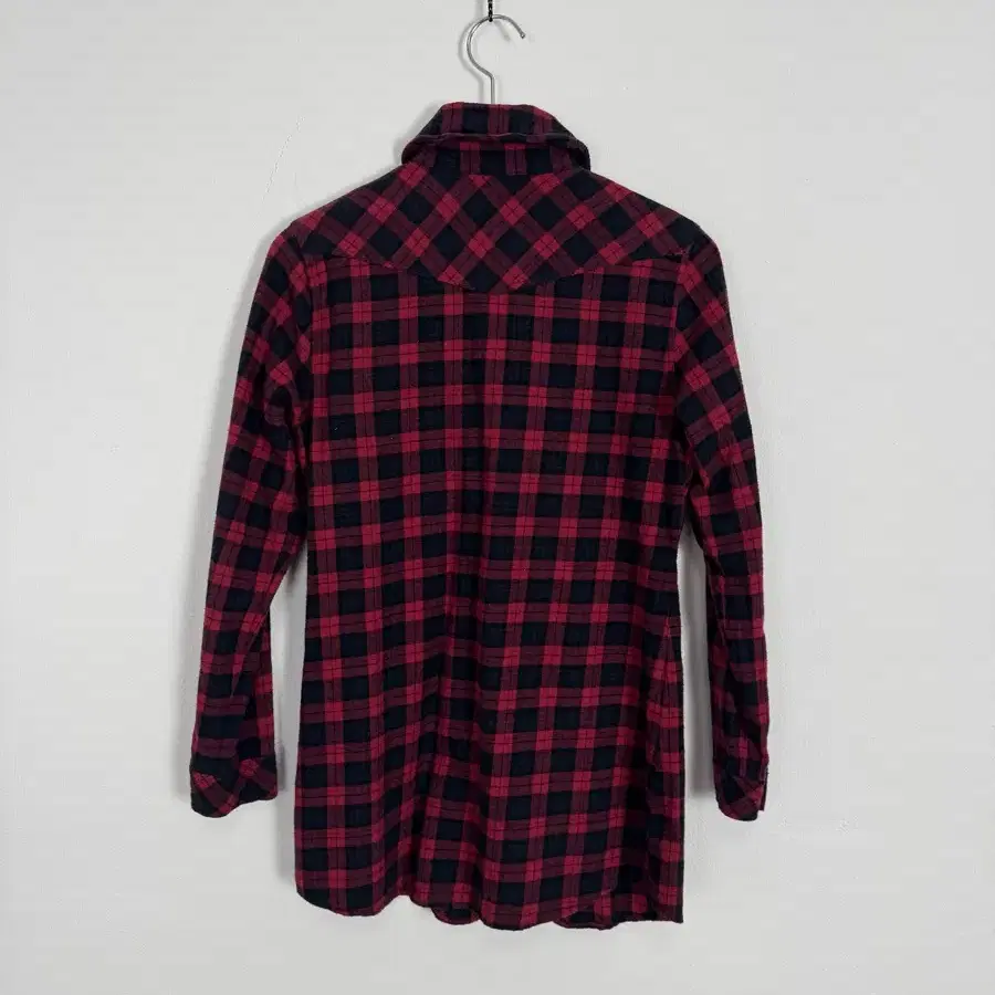 Vintage Flannel Check Long Shirt