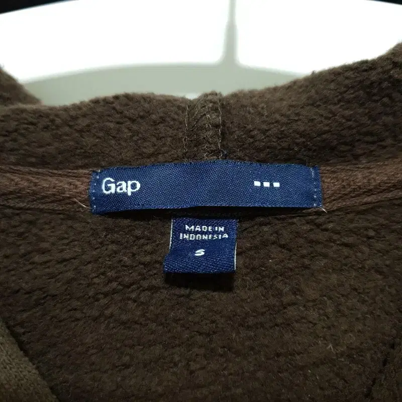 GAP 여성 기모 브라운 후드 티 S_i3728