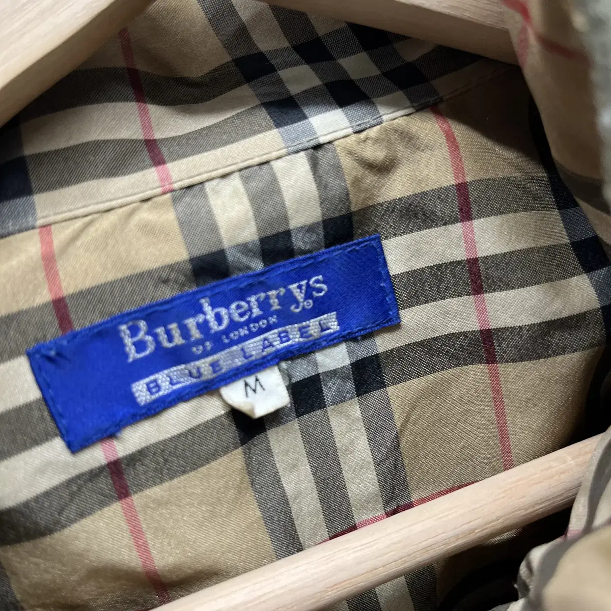 BURBERRYS 90's wool knit cardigan 블루라벨