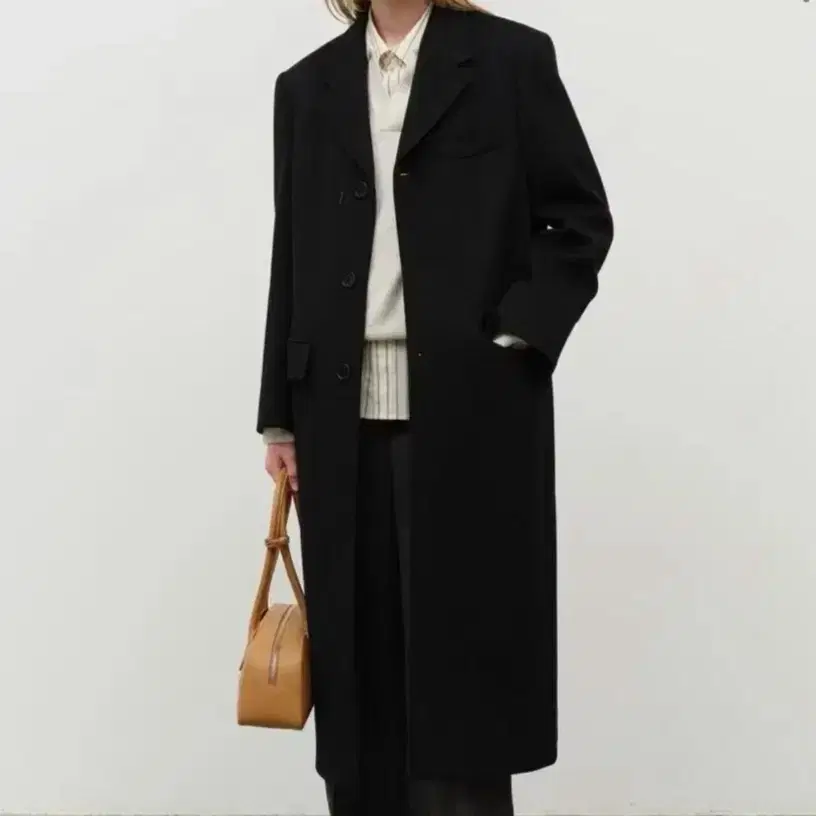 던스트 UNISEX 2-WAY 3 BUTTON CASHMERE COAT