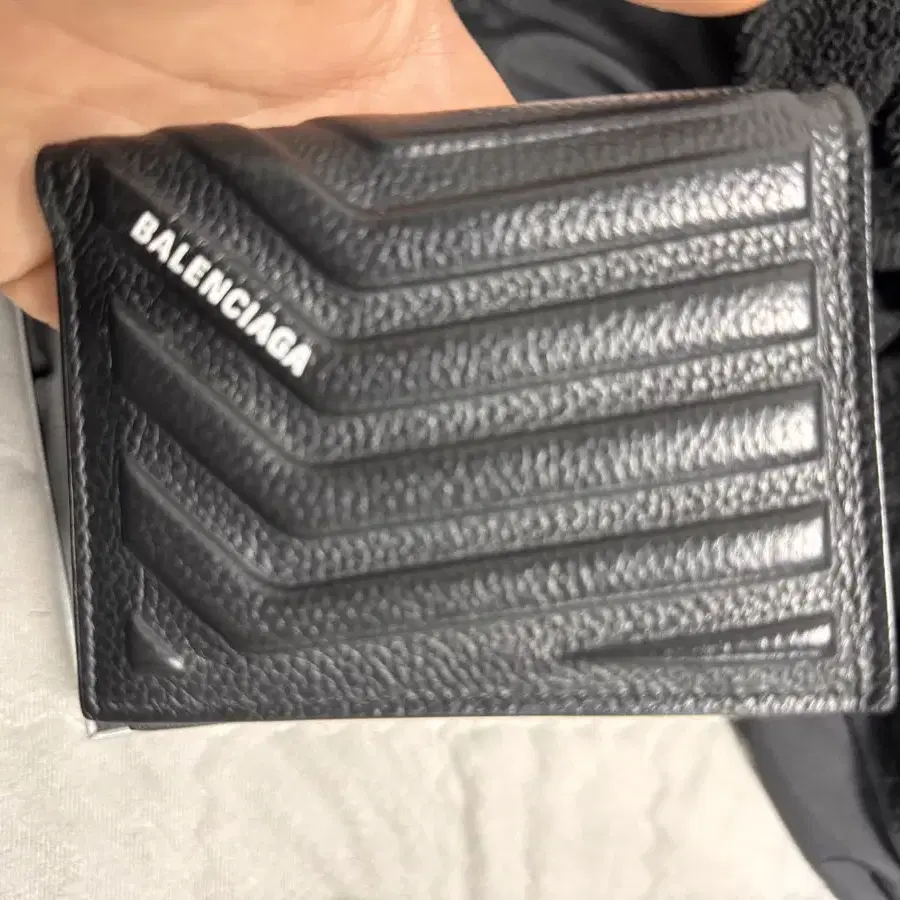 발렌시아가 Car vertical bifold wallet