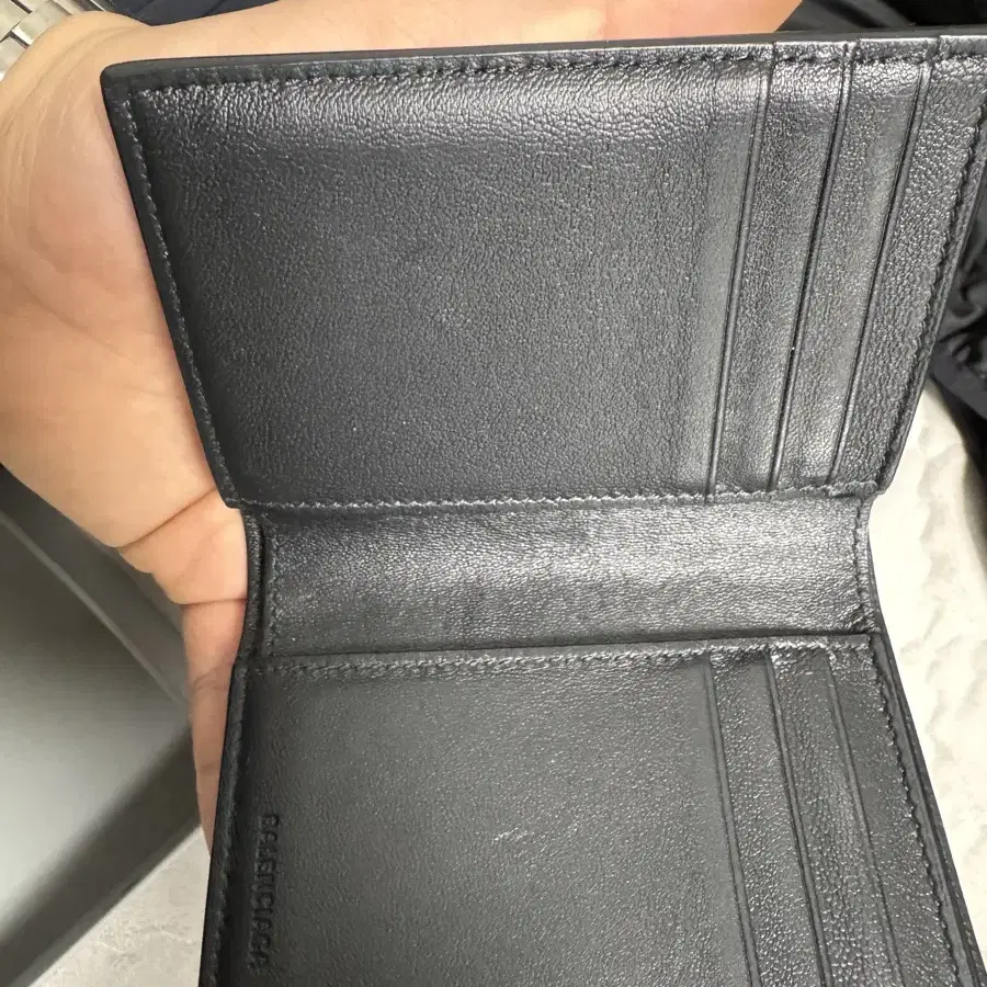 발렌시아가 Car vertical bifold wallet