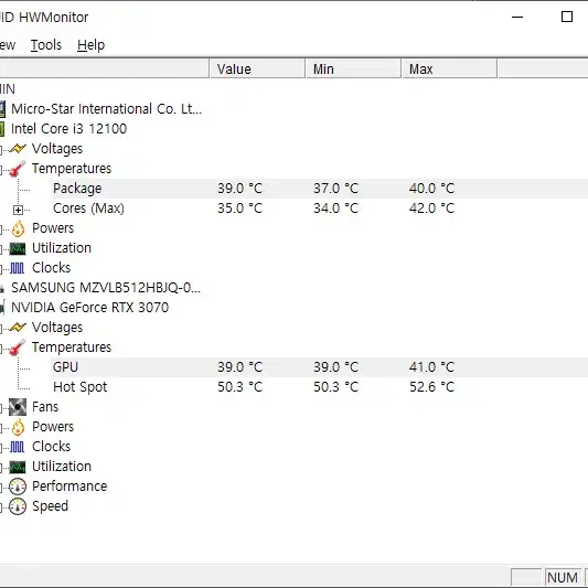 [개인] i3-12100F RTX 3070 게임용 PC 본체 팝니다