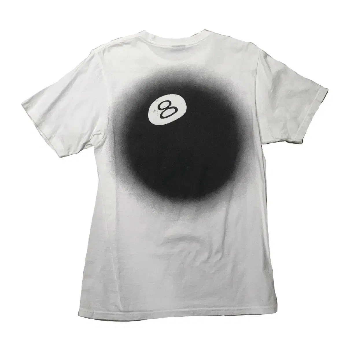 스투시 8 Ball Fade T-Shirt White 8볼 페이드 반팔