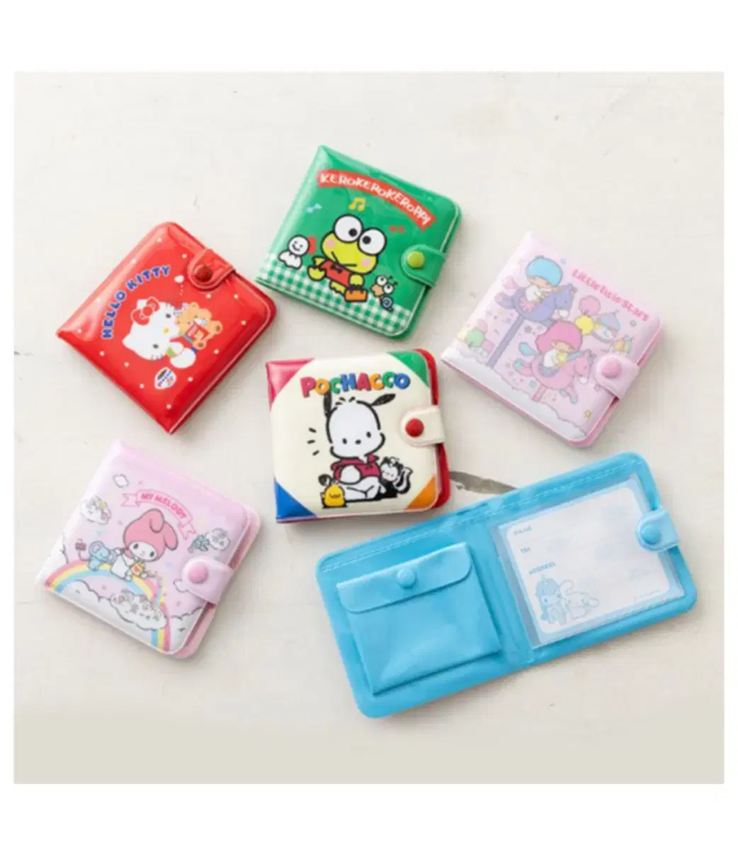 Sanrio Retro Wallet / Little Twin Stars My Melody Keropi Pochacco Kitty