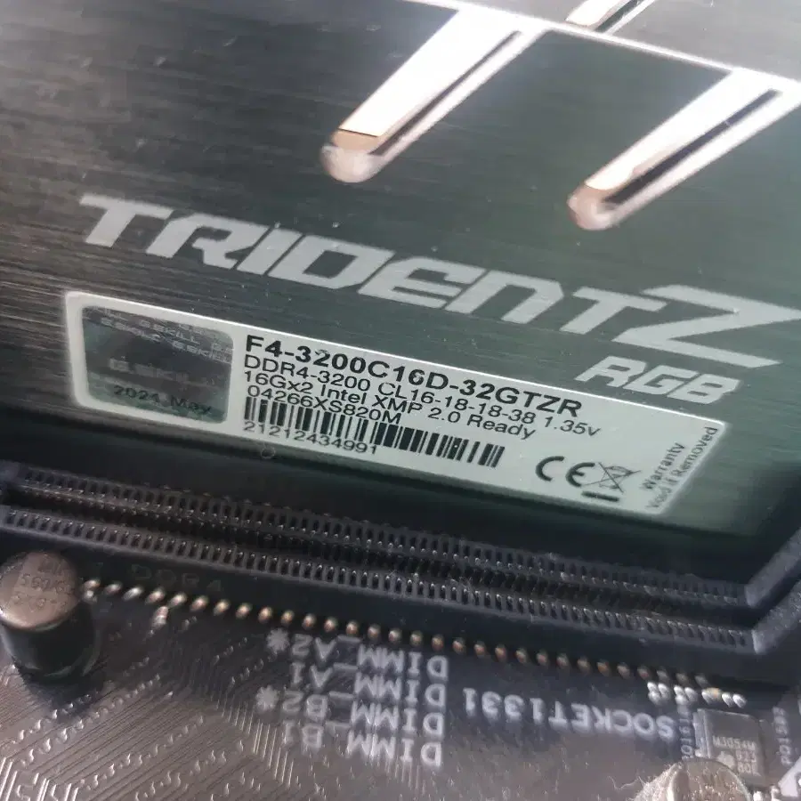 지스킬 램 32기가 ddr4 3200 라이프 워런티