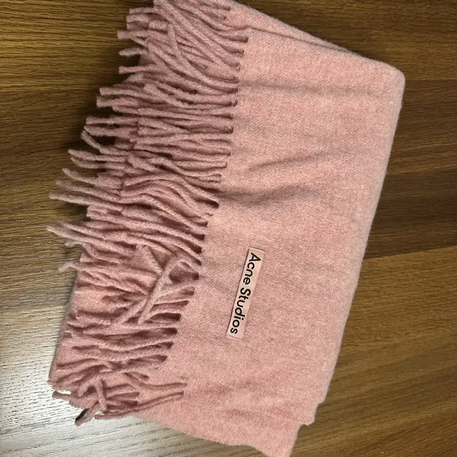 [USED] ACNE STUDIOS WOOL SCARF ROSE