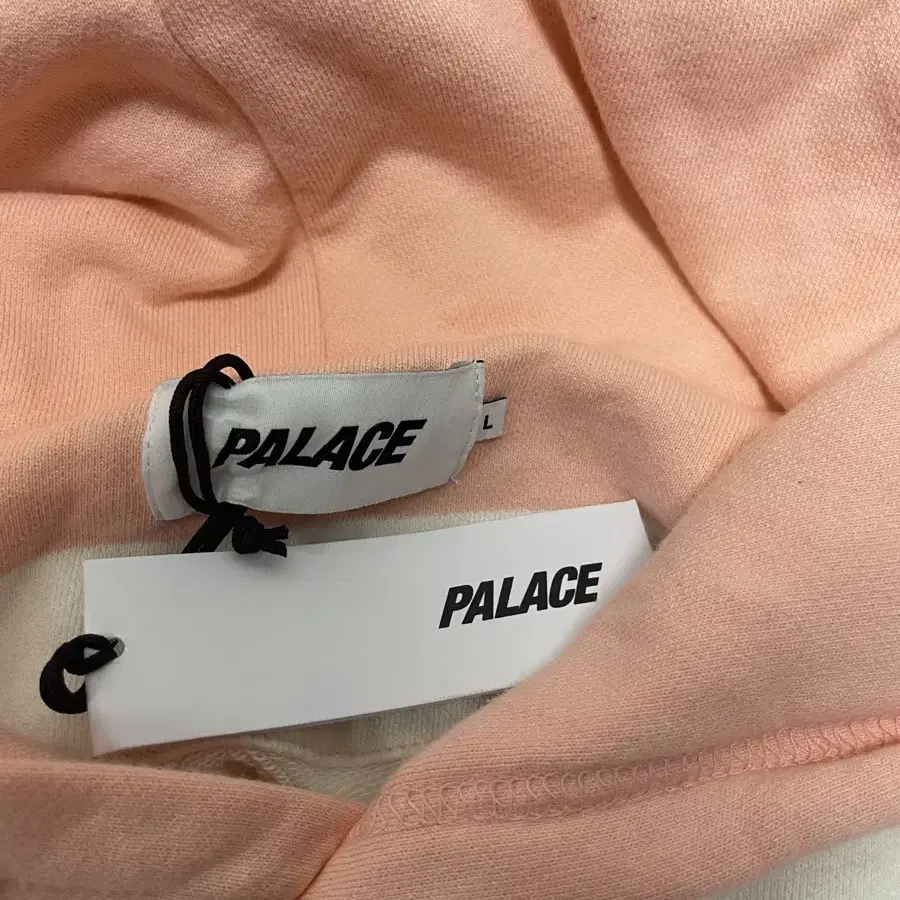 (새상품)Palace 팔라스 스트라이프 후드티 L