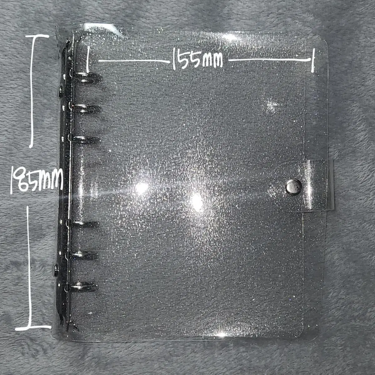 a6 6공 투명 글리터 바인더 판매