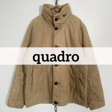 일본제 quadro 덱 자켓 N1 사이즈 M 베이지 밀리터리