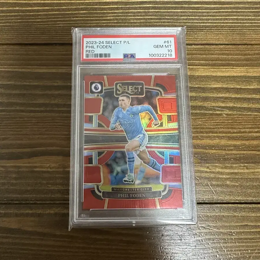 2023-24 셀렉트 EPL 필 포든 레드 테라스 PSA10