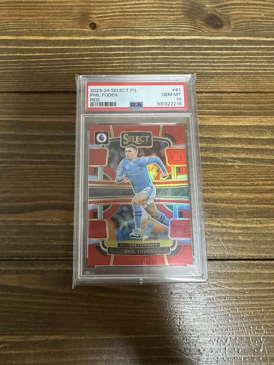 2023-24 셀렉트 EPL 필 포든 레드 테라스 PSA10