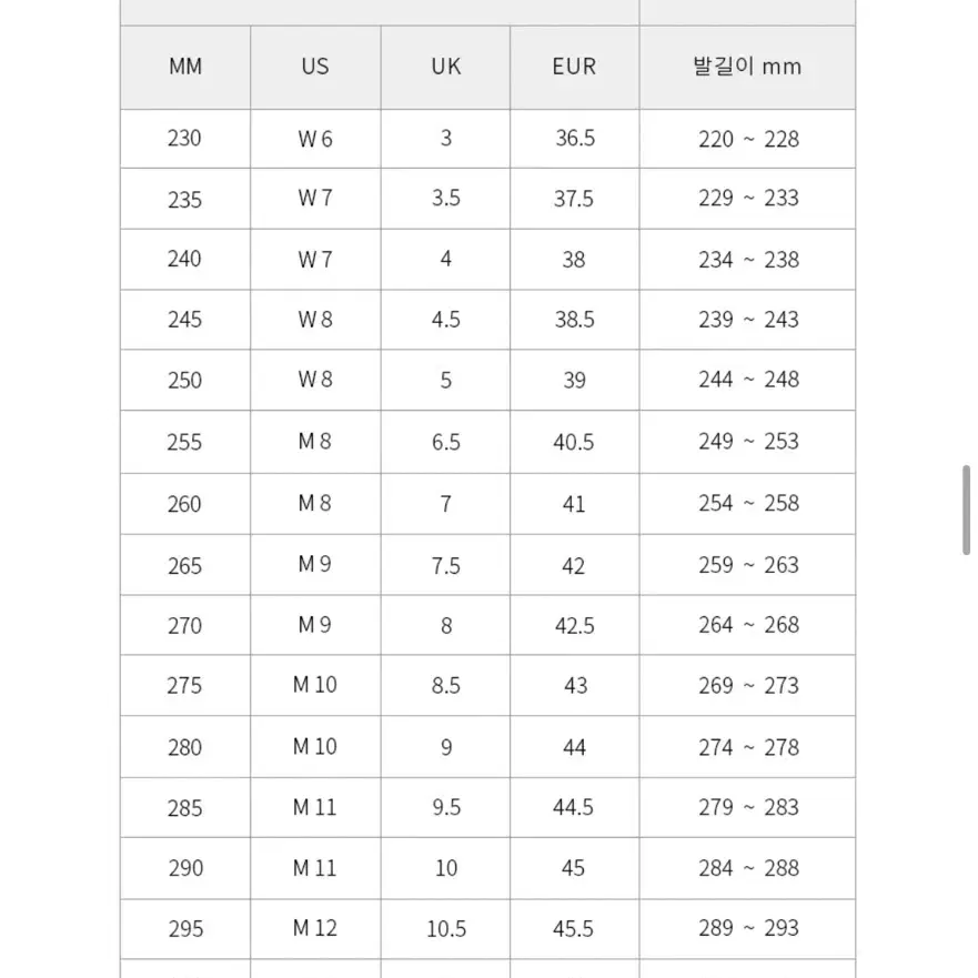 MLB엠엘비 커브러너 운동화 240