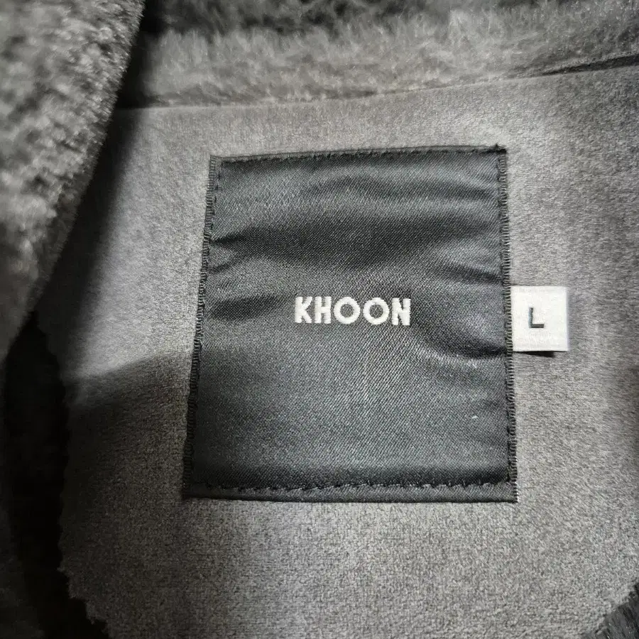 KHOON 페이크퍼 무스탕롱코트 프리