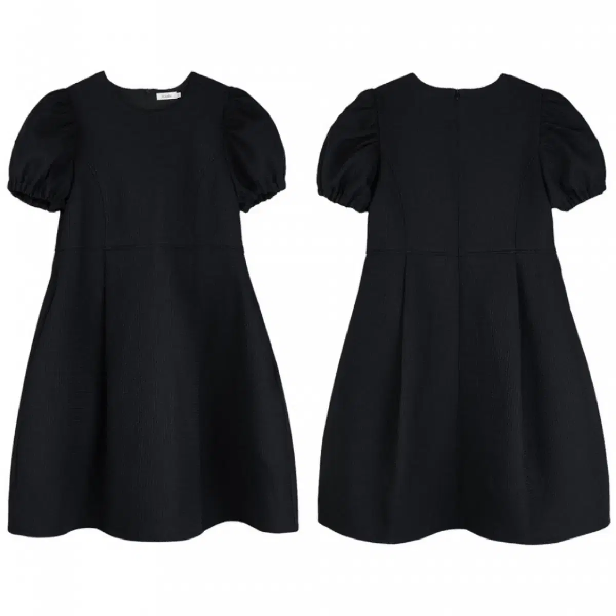 마이스 MAIS BALLOON TUCK DRESS / BLACK