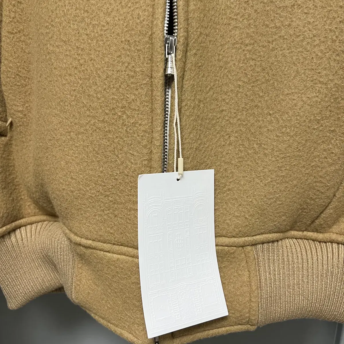 [L] 23FW STU Padded Bomber Camel