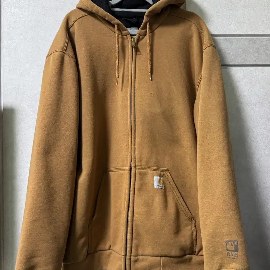 칼하트 Carhartt 레인 디펜더 후드 카멜 L사이즈