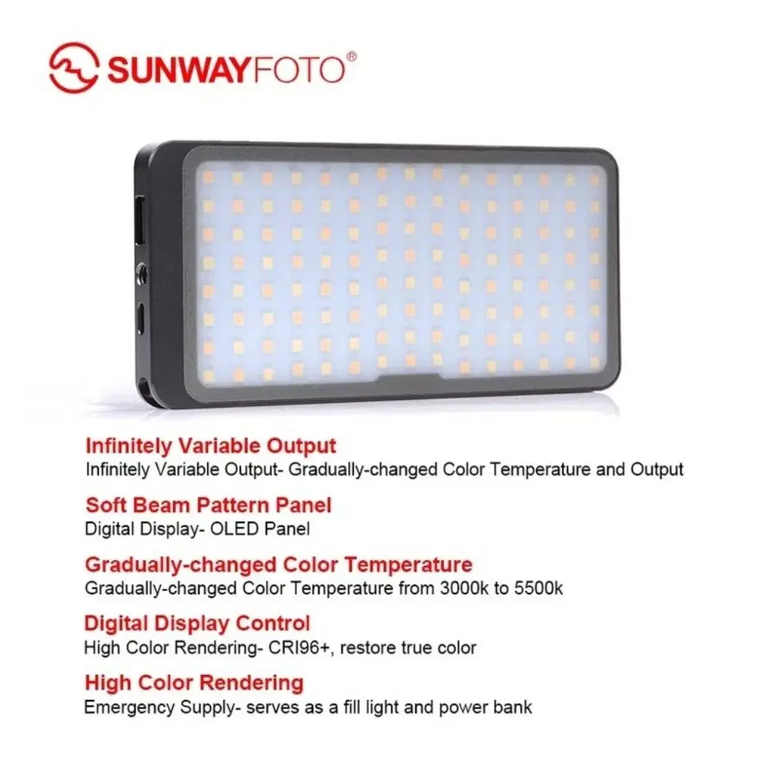 선웨이포토 SUNWAYFOTOT FL-120 LED조명 유튜브 셀카용