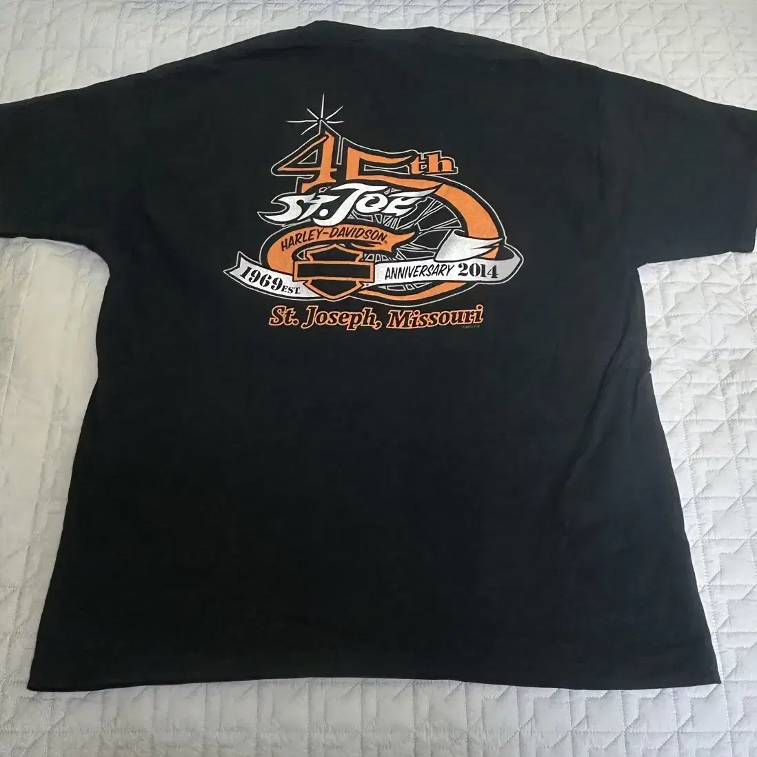 [2XL] 할리데이비슨 harley davidson 45주년 반팔