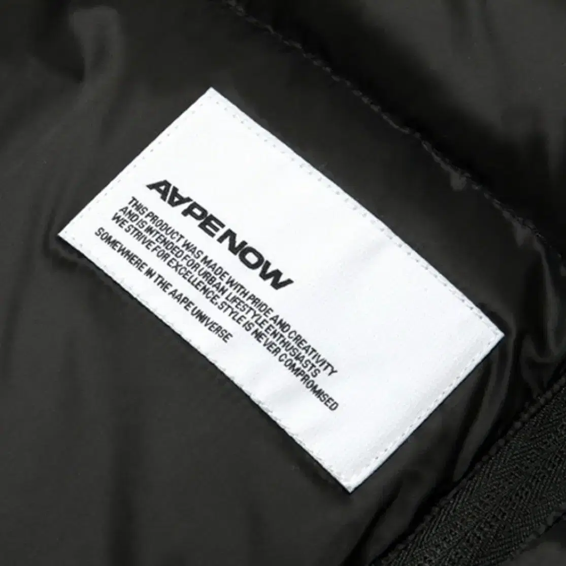 베이프 에이프 패딩 AAPE 29.5" Now Down Jacket