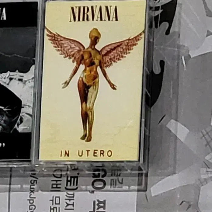 너바나 nirvana IN UTERO 카세트 테이프 테잎