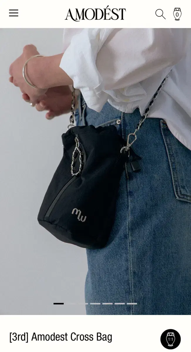 모데스트무드 Amodest Cross Bag