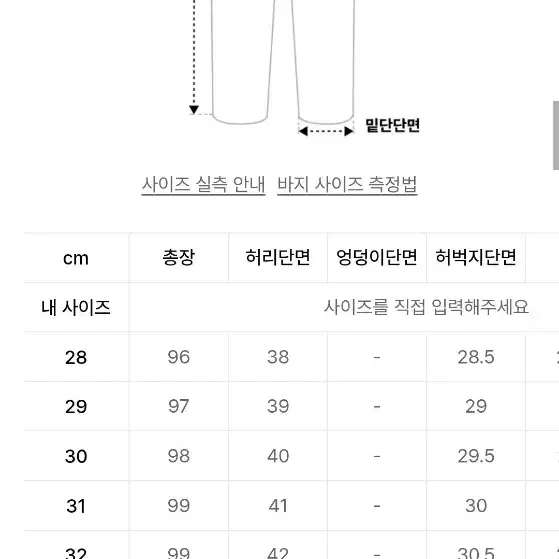 모드나인 펑크타운33사이즈 판매합니다