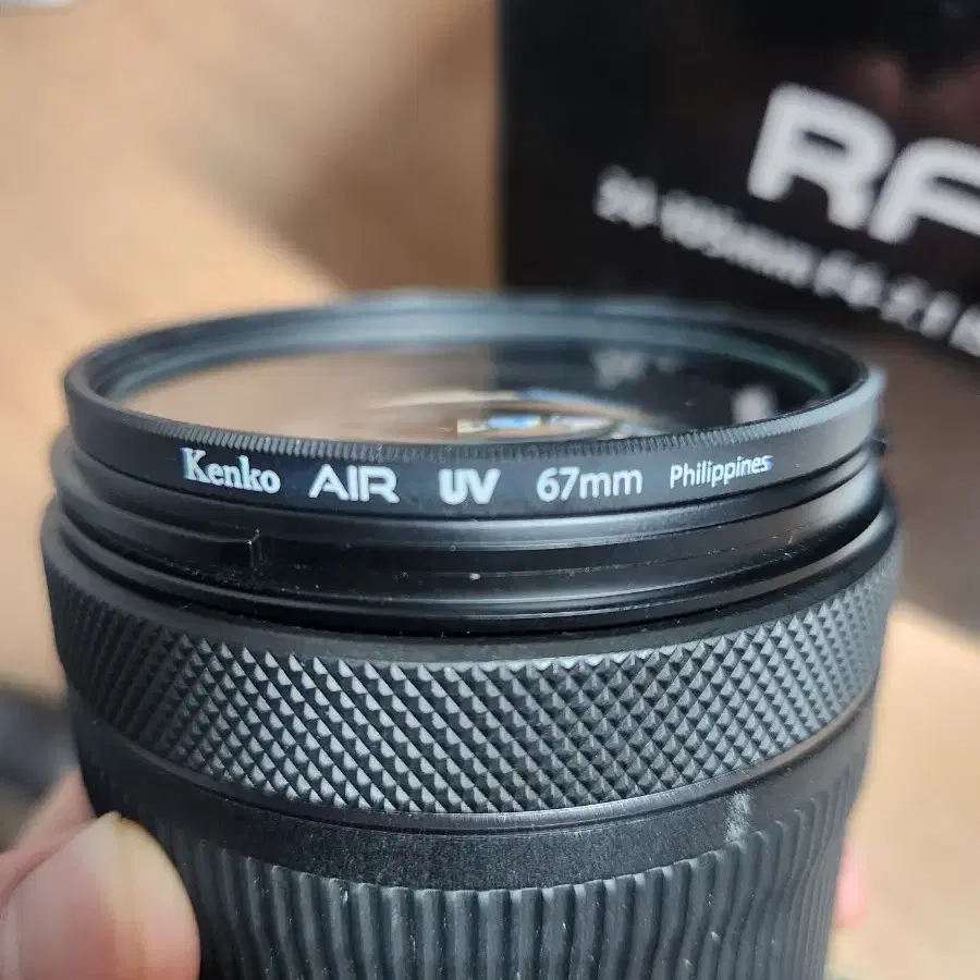 캐논 RF 24-105mm F4-7.1 IS(uv 필터)+오레오렌즈