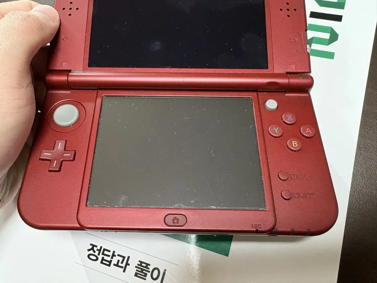 뉴 닌텐도 3DS xl 메탈릭 레드