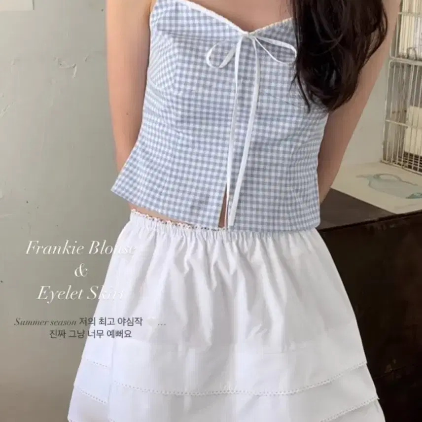 르플레인 프랭클 블라우스 frankle blouse (택o)