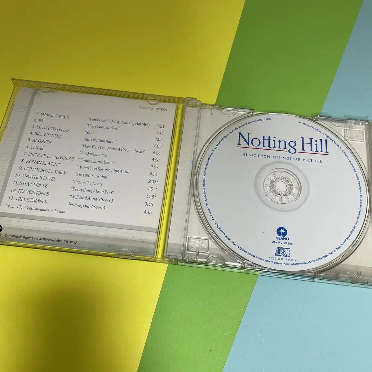 [중고음반/CD] 노팅힐 Notting Hill 영화음악 OST